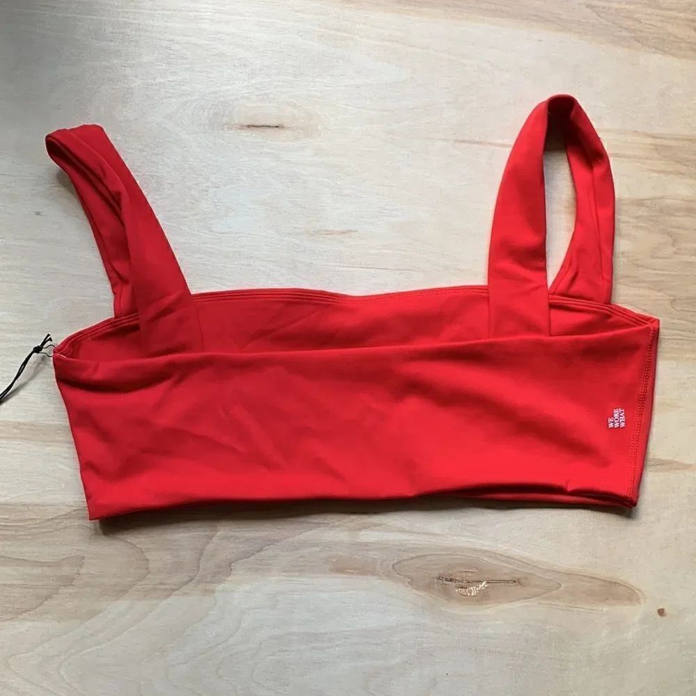 WeWoreWhat Red Bandeau Bra Top - Picture 4 of 6